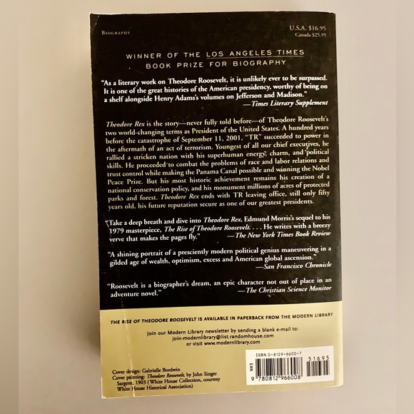 THEODORE REX Paperback Book By Edmund Morris - Picture 3 of 3